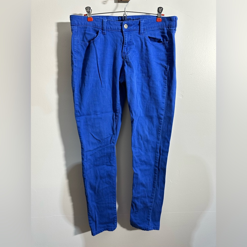 Arizona Jeans Co Super Skinny Jeans Juniors Size 11 Royal Blue Jeans Stretch